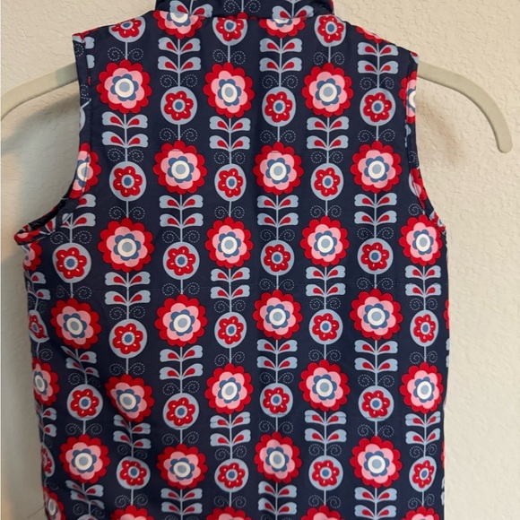 JoJo Maman Bébé Floral Vest Girls Size 5 - Picture 6 of 6
